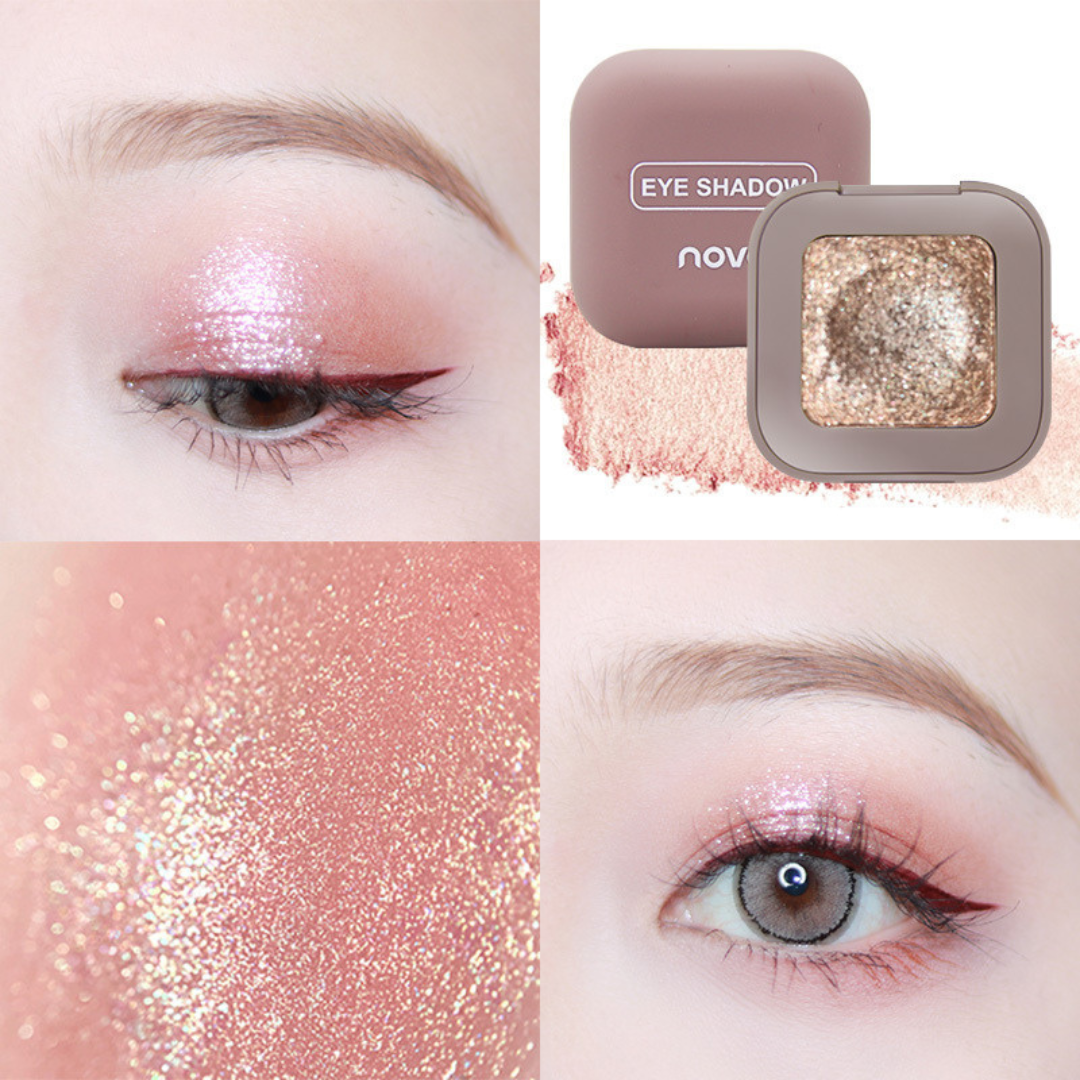 NOVO keyboard fingertip cool eye shadow matte high flash mashed potato texture eye shadow palette