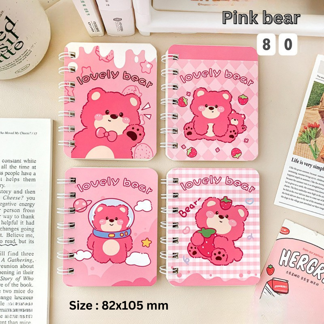 A7 cartoon mini notebook portable pocket coil notebook