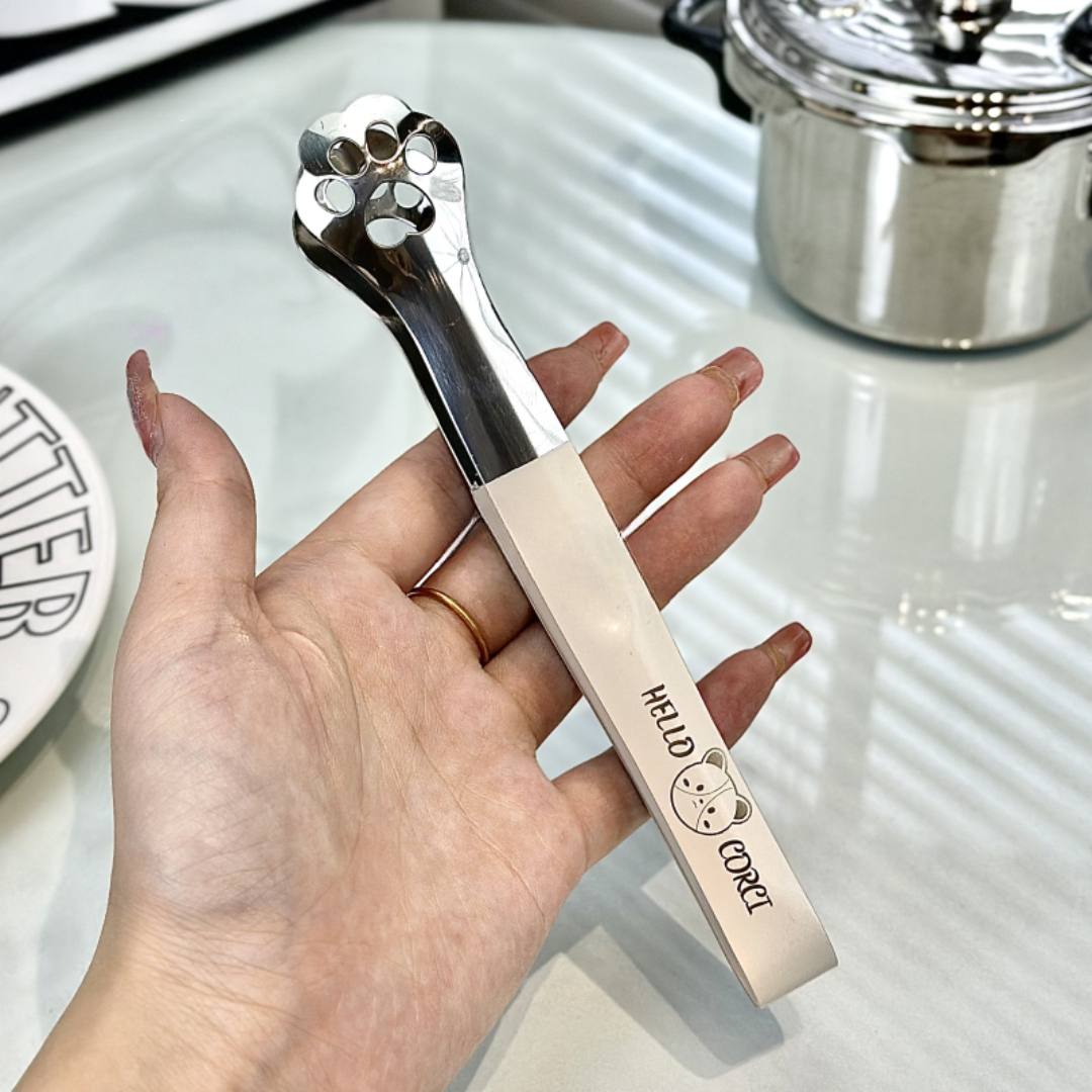 Cat Paw Stainless Tongs