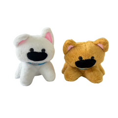 Pug Plush Toy – Soft Fluffy Stuffed Animal Puppy Doll for All Ages