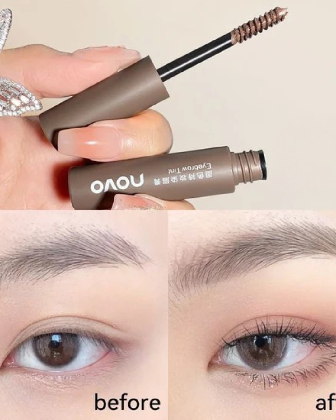 NOVO Semi-Permanent Waterproof Eyebrow Tint Gel
