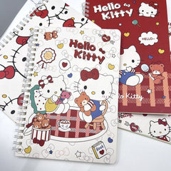 Cute Hello Kitty A5 Spiral Notebook Thick Pages Student Writing Journal