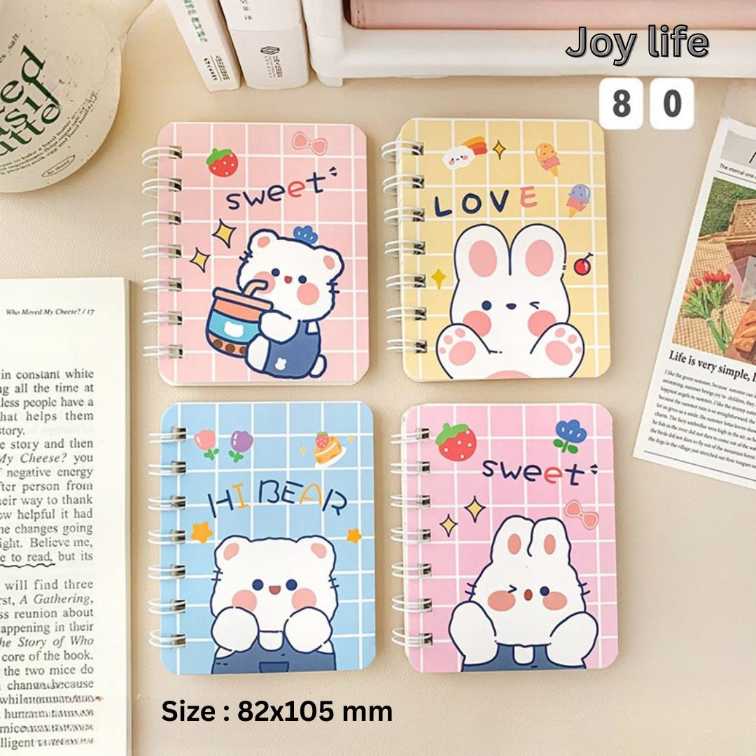 A7 cartoon mini notebook portable pocket coil notebook
