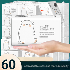 Tissue Box Set - Affordable Household Paper Towels, Toilet Paper, Face Tissues, Napkins & Hand Wipes for Students, Dorms, & Home Use