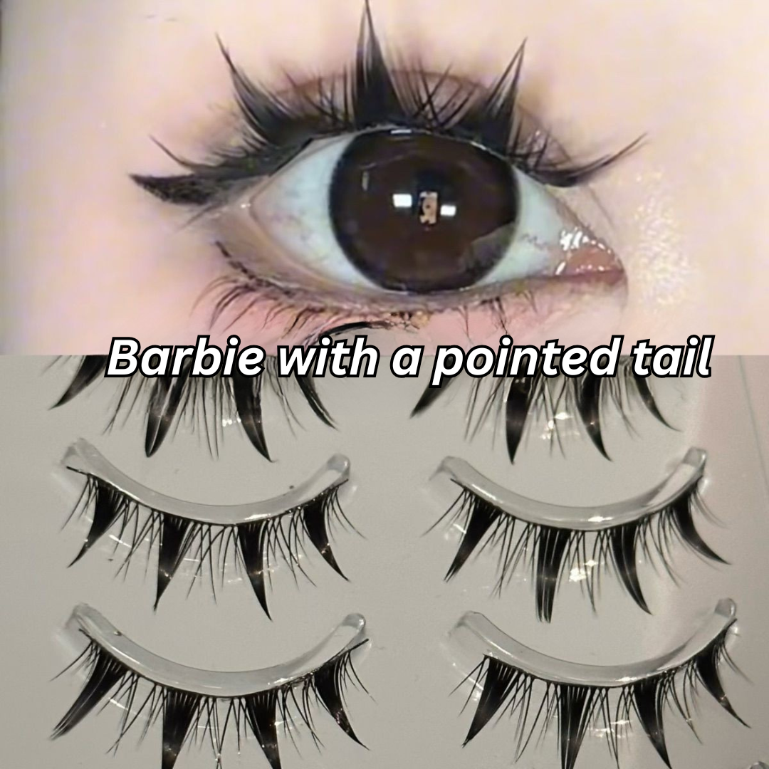 Big Eye Cat, Manga Barbie False Eyelashes -Segmented & Easy-to-Use for Beginners