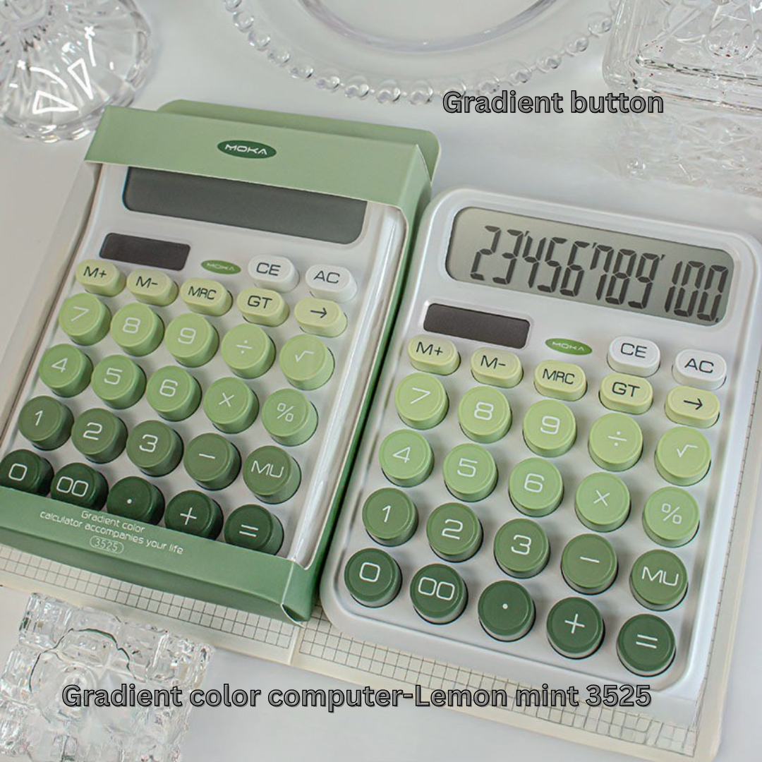 Gradient desktop office solar cell dual-purpose dopamine calculator