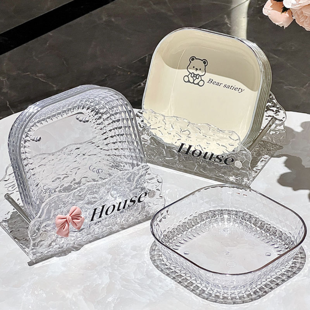 Luxury Bone China Small Plate – Elegant Snack & Storage Dish