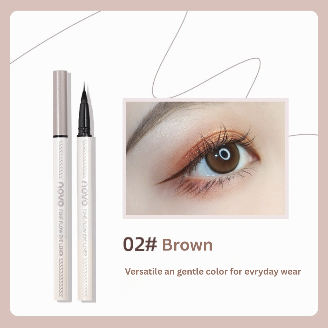 NOVO Mermaid Waterproof Eyeliner Pencil – Smudge-Proof, Long-Lasting, Quick-Drying Fine Tip