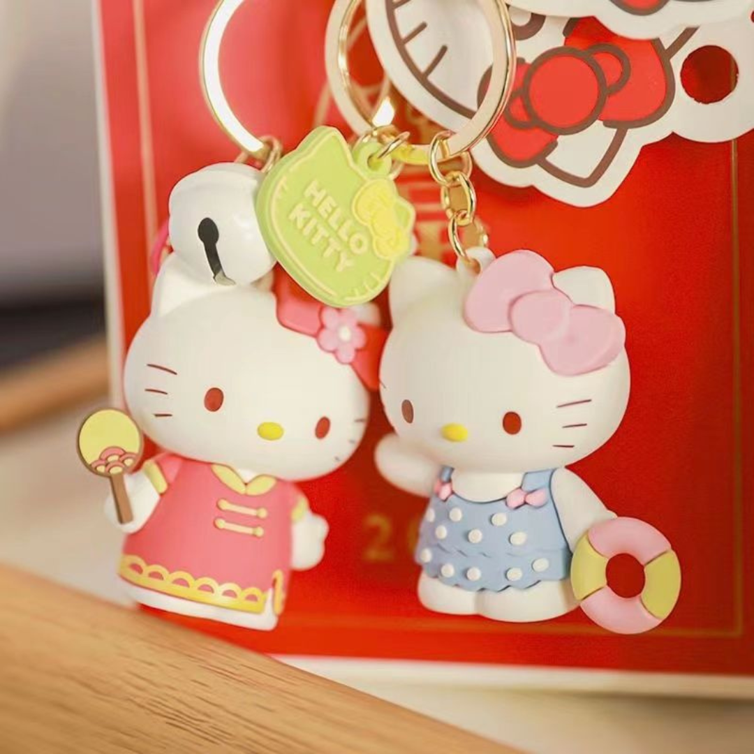 Cute Hello Kitty Car Keychain - Creative Kitty Charm