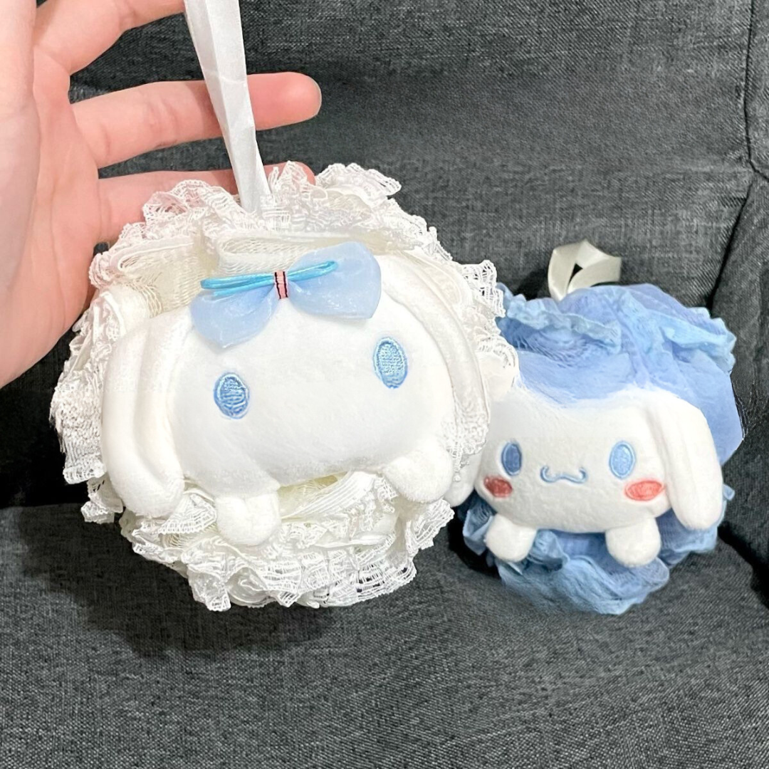 Cinnamoroll Lace Bath Puff - Cute Large Bath Ball for Girls