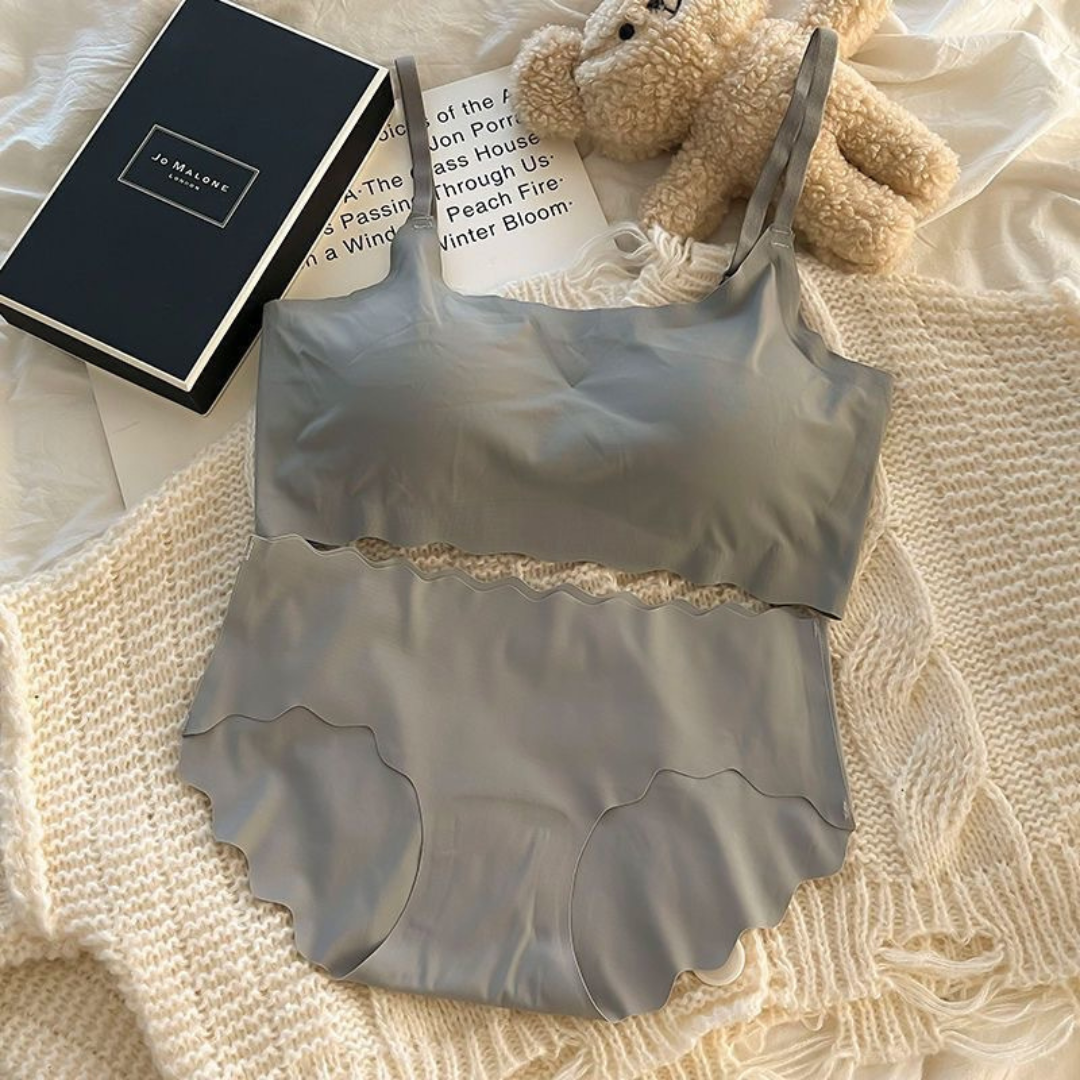 Seamless Sports Bra Set for Girls – No Steel Ring, Wireless Training Bra for Teens