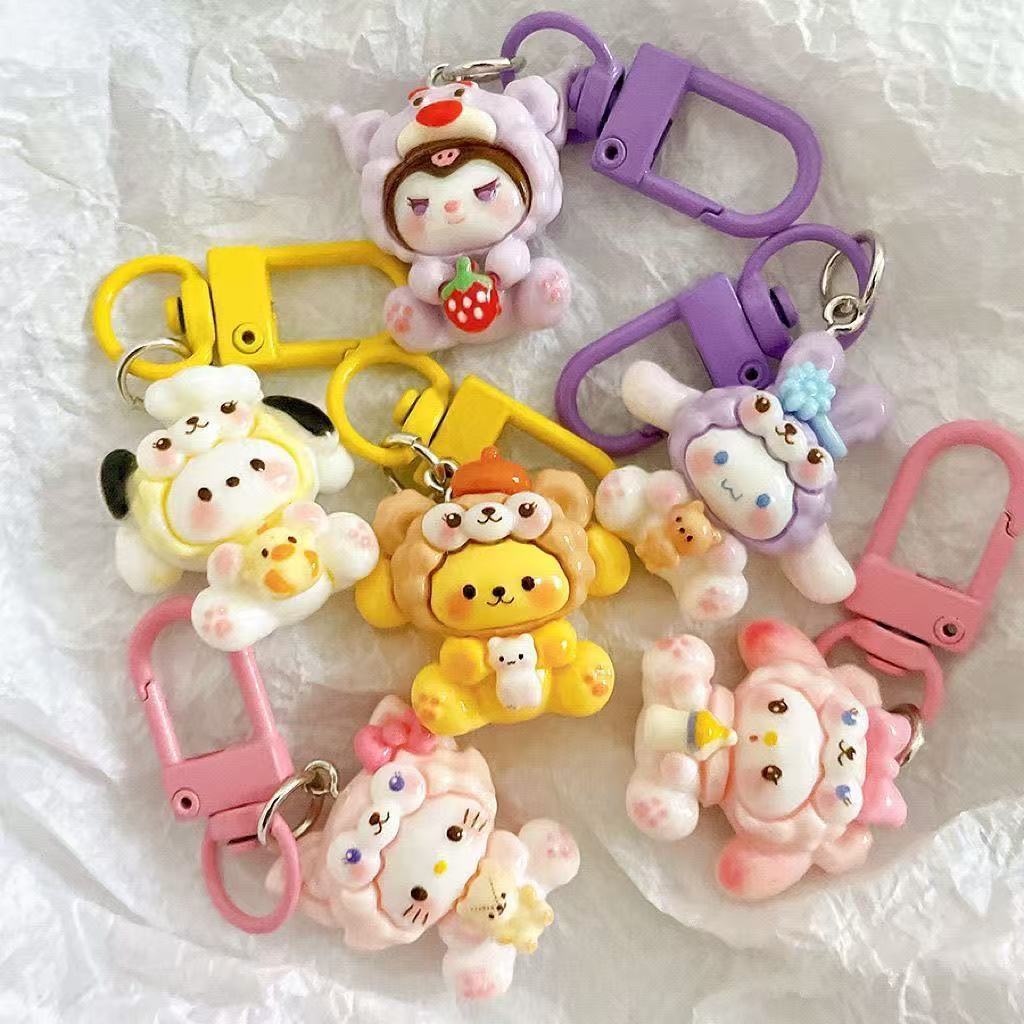 Cute Sailor Moon Keychain – Korean INS Style Girly Car Keychain for Couples
