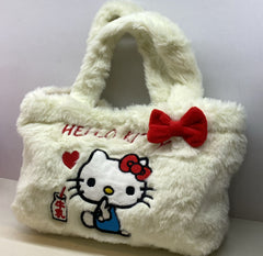 Sanrio Plush Character Crossbody Bag – Hello Kitty, My Melody, Kuromi & Care Bear