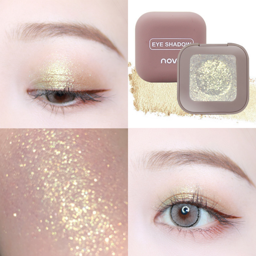 NOVO keyboard fingertip cool eye shadow matte high flash mashed potato texture eye shadow palette