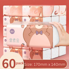Douyin Trendy Large Flower Tissue Box (Full Box) - Affordable Household Paper Towels, Napkins, Baby Face Wipes, Toilet Paper Set