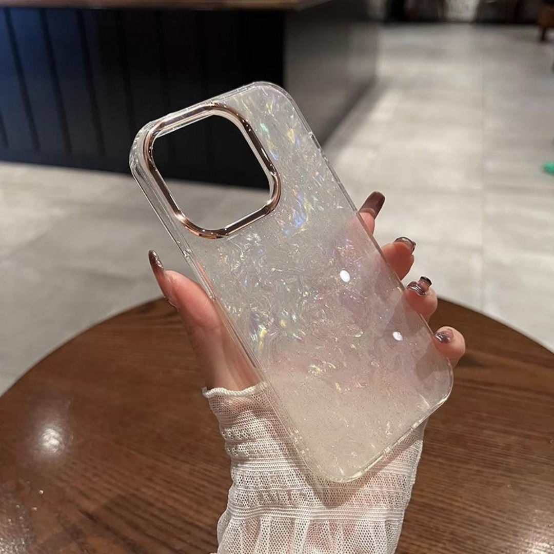 Ins Style Glitter Shell iPhone Case - Premium Protection for iPhone