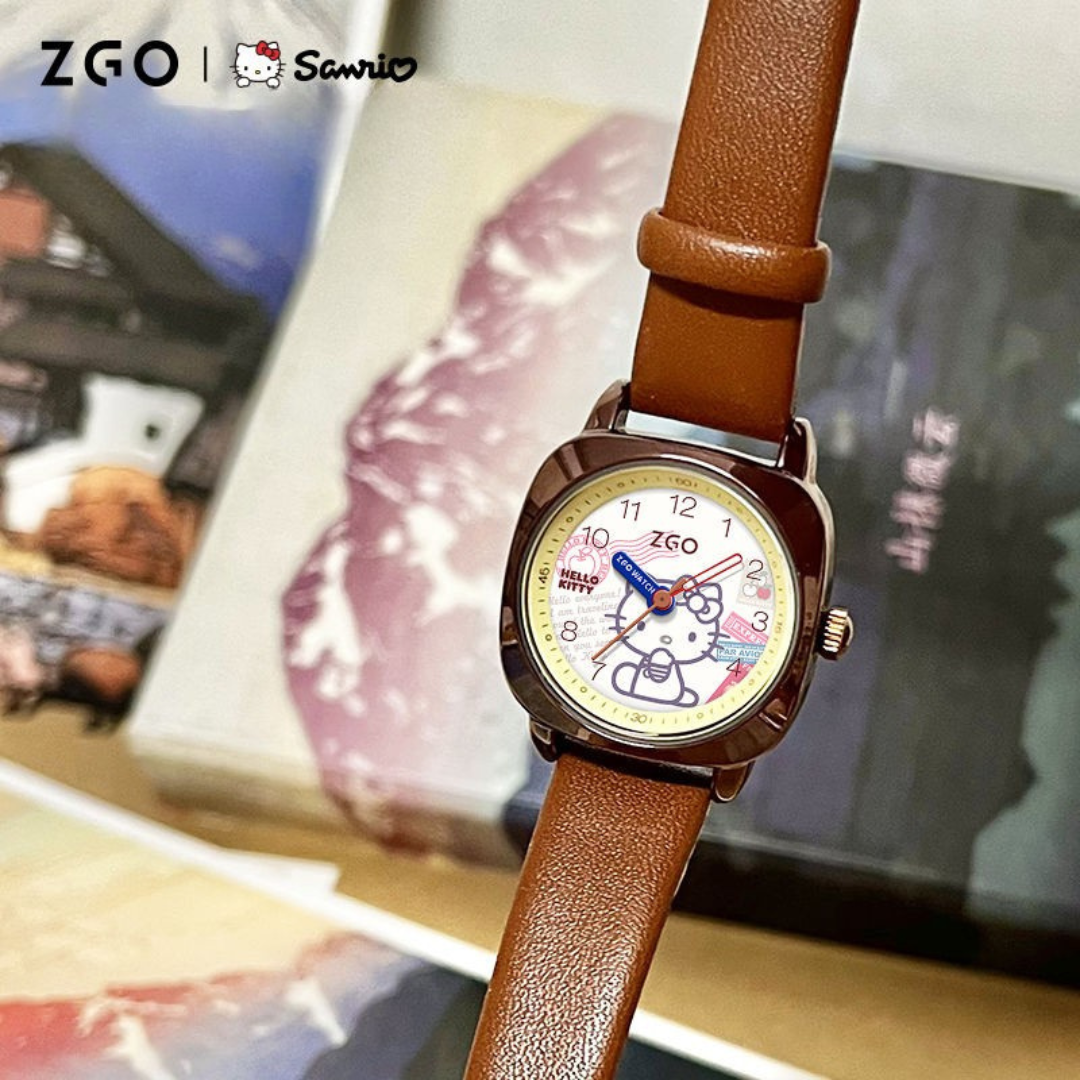 Hello Kitty Women's Quartz Watch – Retro Small Dial, Light Luxury Quartz Timepiece