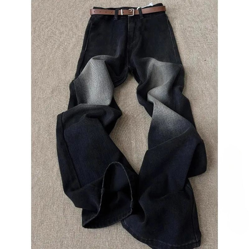 Vintage Gradient Flare Denim Jeans