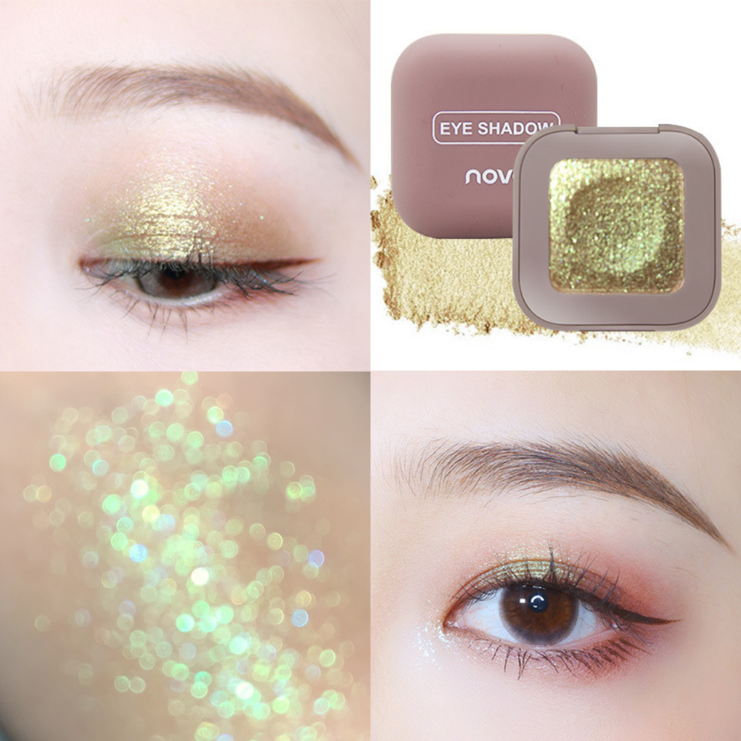 NOVO keyboard fingertip cool eye shadow matte high flash mashed potato texture eye shadow palette