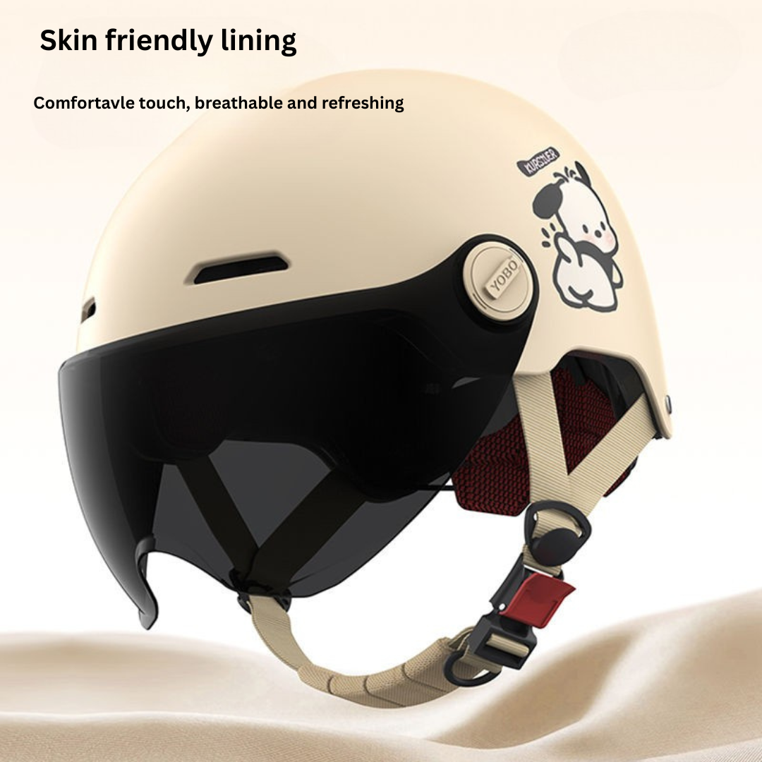 Ultra-Light Electric Scooter Helmet for Women – Adjustable Fit, 3C Certified Class A