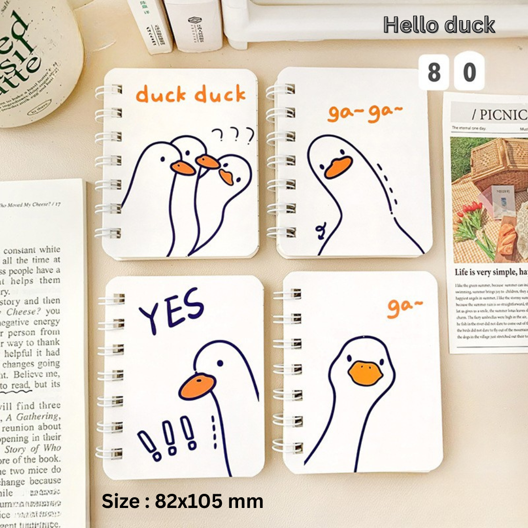 A7 cartoon mini notebook portable pocket coil notebook