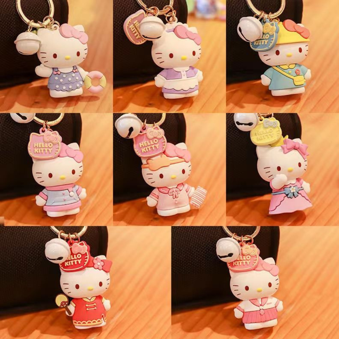 Cute Hello Kitty Car Keychain - Creative Kitty Charm