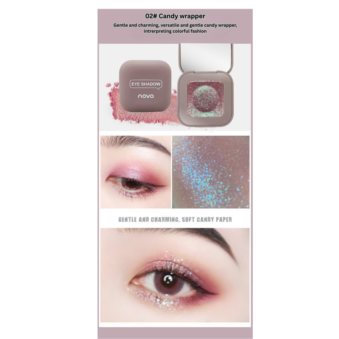 NOVO keyboard fingertip cool eye shadow matte high flash mashed potato texture eye shadow palette