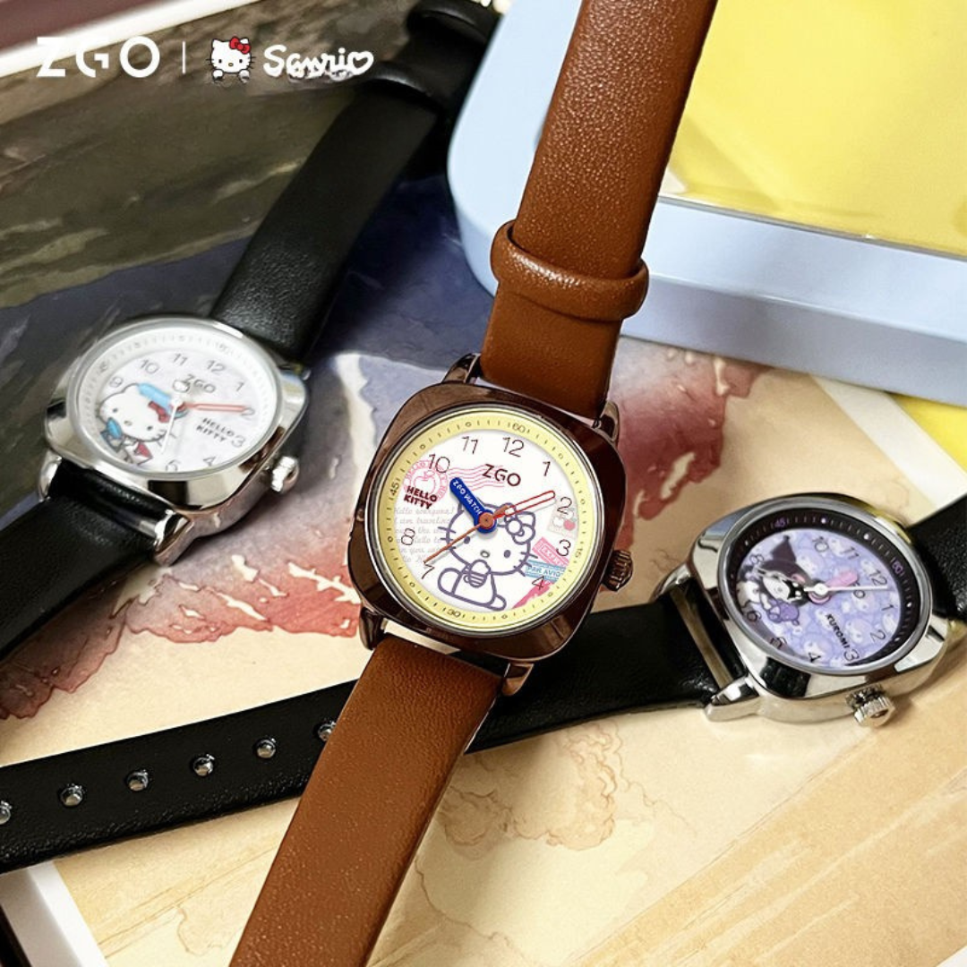 Hello Kitty Women's Quartz Watch – Retro Small Dial, Light Luxury Quartz Timepiece