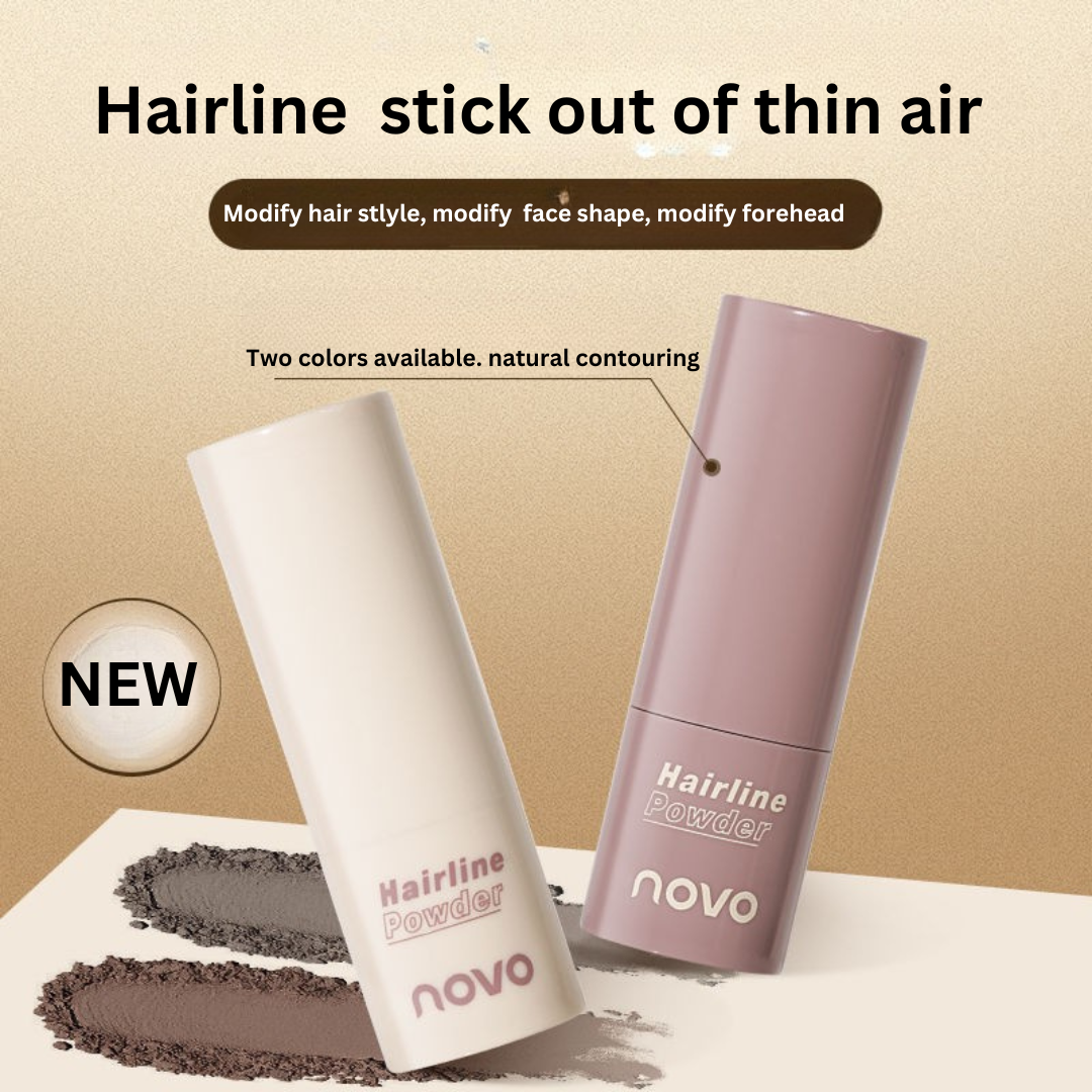 NOVO Hairline Powder - Waterproof & Sweatproof Hairline Filler for Contouring