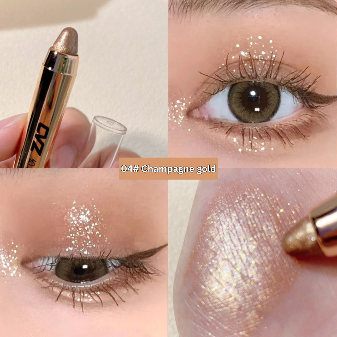 CVZ Magic Color Dot High Gloss Eyeshadow Pen – Natural All-Match Pearlescent Diamond Eye Shadow Stick