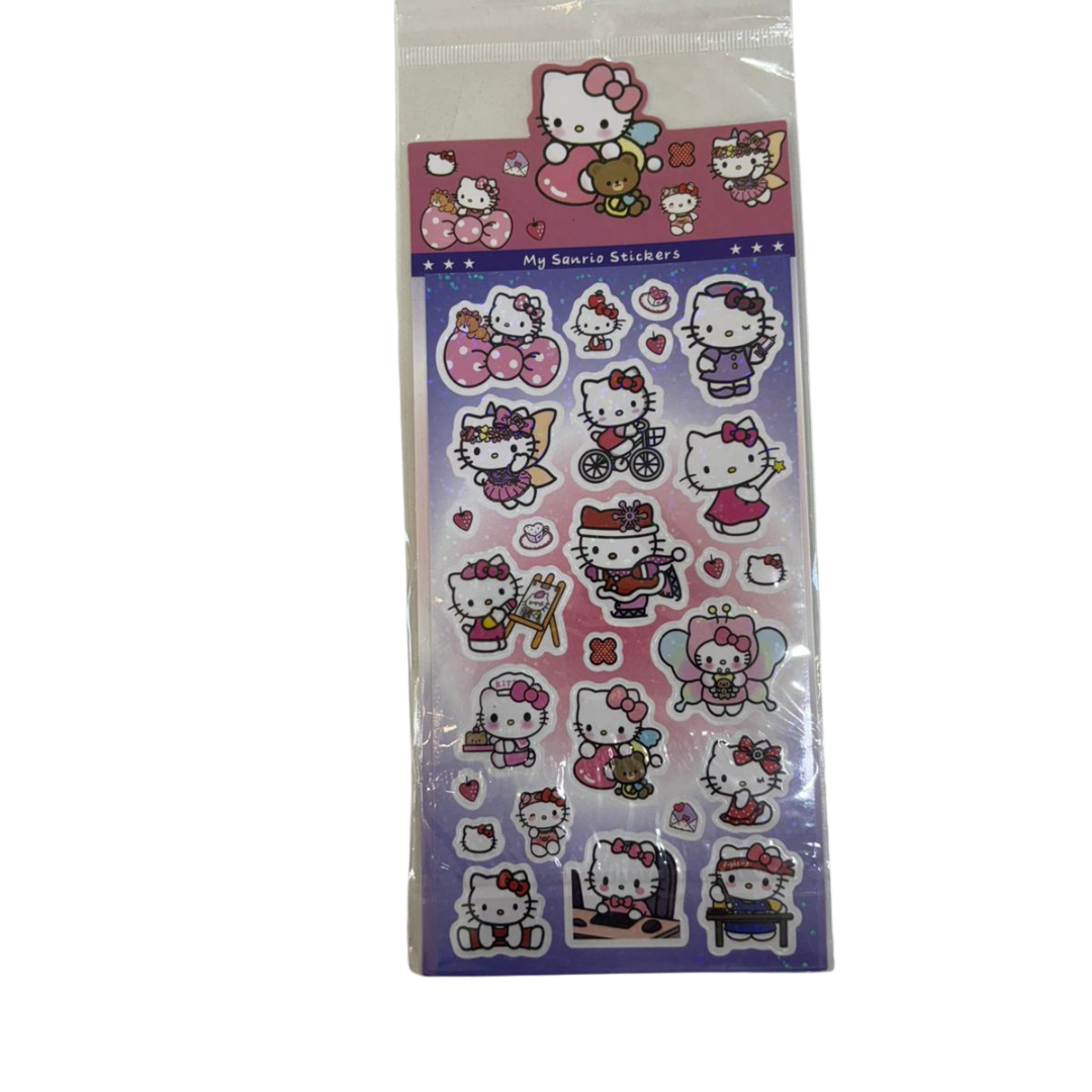 Sanrio Kuromi Waterproof Stickers – Cute Cartoon Journal & Scrapbook Stickers for Girls