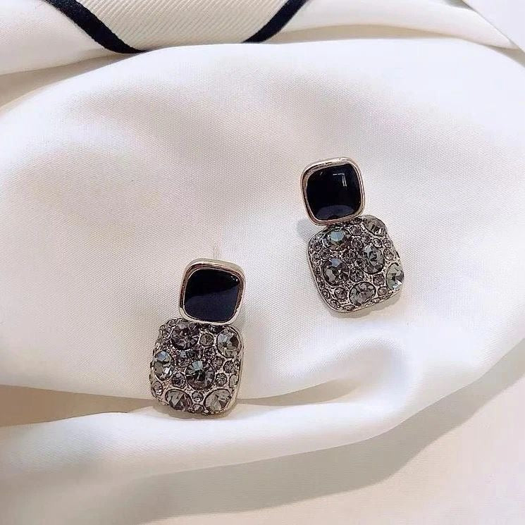 Han Eleven S925 Stud Earrings –  Korean Elegant Trendy Ear Jewelry