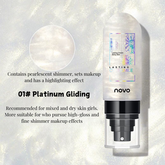 NOVO Setting Spray and Loose Powder Oil Control, Long-lasting, Smudge-proof, Waterproof, Hydrating