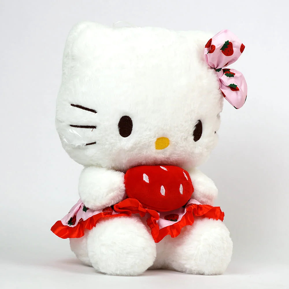 Hello Kitty Strawberry Plush Toy – Soft, Safe & Washable for Kids