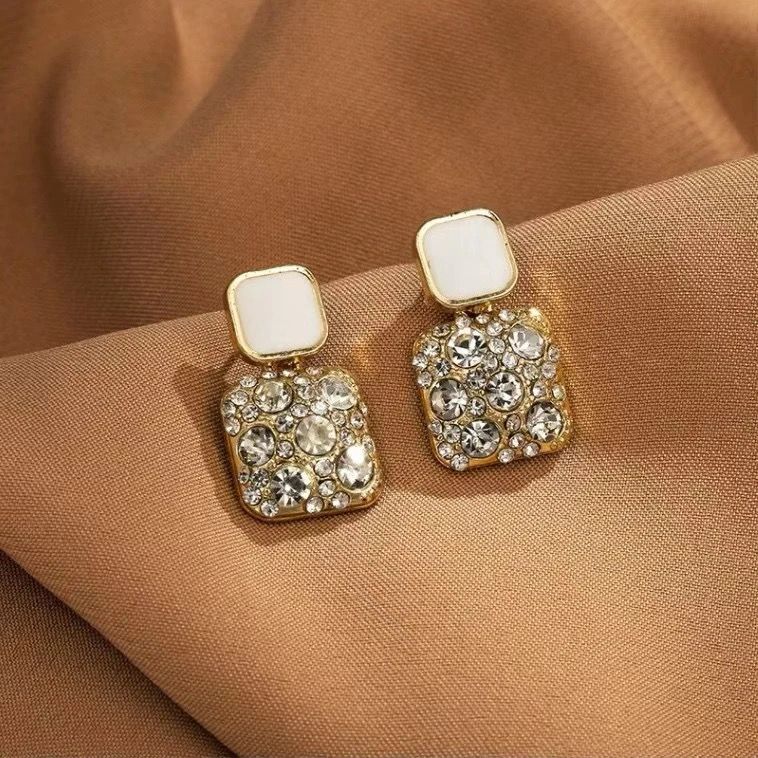 Han Eleven S925 Stud Earrings –  Korean Elegant Trendy Ear Jewelry