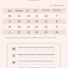 Gentle Korean Style Press-On Nails