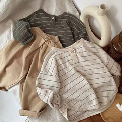 Kids Distressed Cotton Long Sleeve T-Shirt