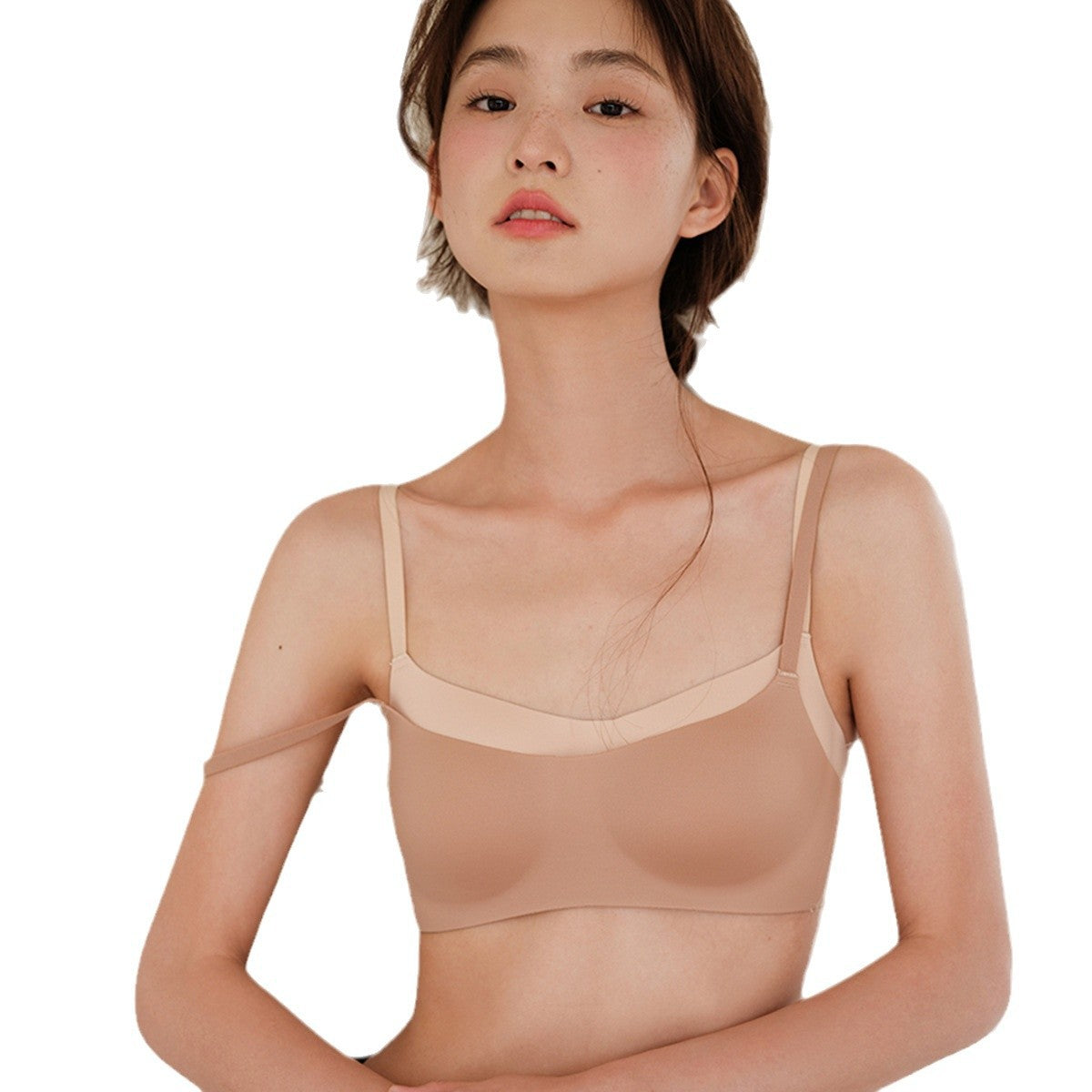 Seamless Wireless Bra for Women – Thin, Side-Support, No Steel Ring, Anti-Sag Small Cup Bra