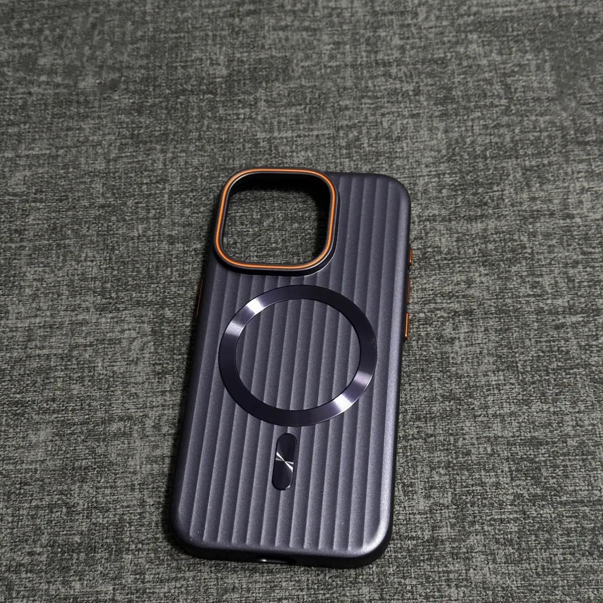 MagSafe Magnetic Suction Frosted Corrugated Phone Case – Simple & Stylish Protection