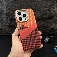 Magnetic Kevlar Texture Phone Case – Luminous Galaxy Design with Strong Magnetic Suction