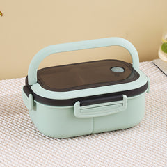 Double-Layer Bento Lunch Box – Microwaveable with Compartments | Office & Meal Prep Friendly
