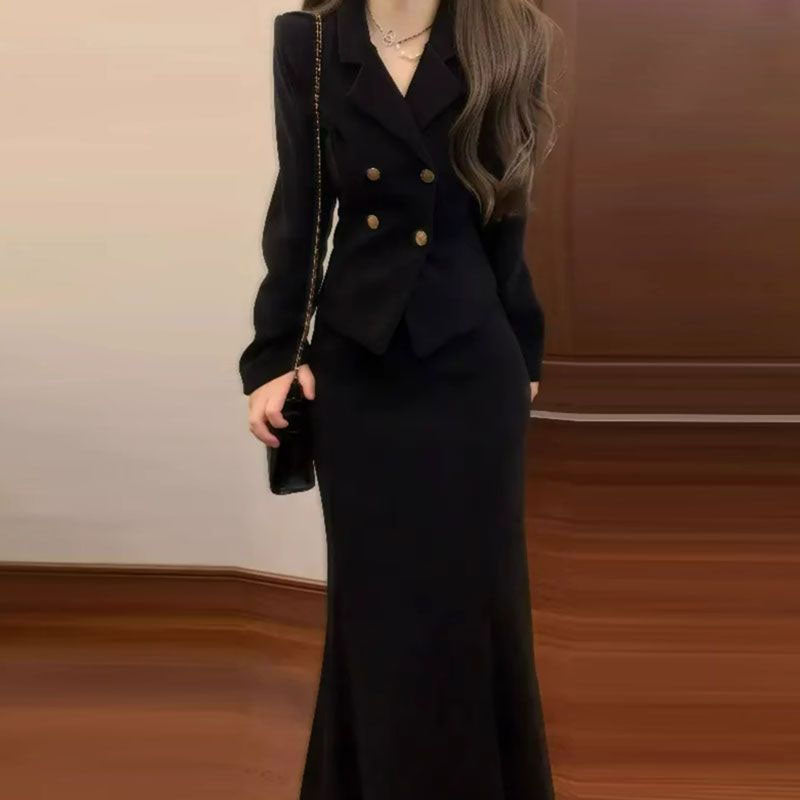 Elegant Luxe Two-Piece Dress Set for Women