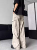 Retro Cargo Paratrooper Wide Leg Workwear Pants for Men
