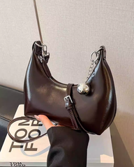 Korean Chic Horn-Shaped Shoulder Bag for Women