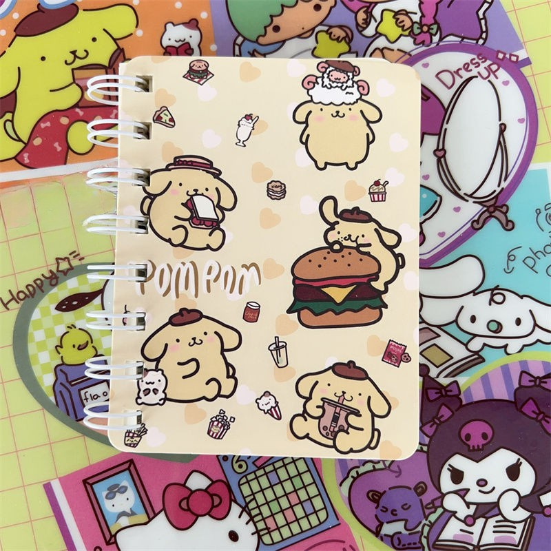Pompompurin A7 Spiral Notebook – Cute Pocket Journal for Girls