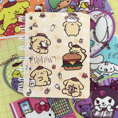 Pompompurin A7 Spiral Notebook – Cute Pocket Journal for Girls