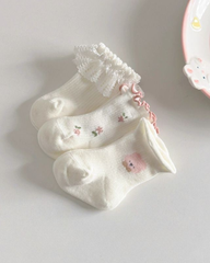 Baby Girls Lace Trim Socks