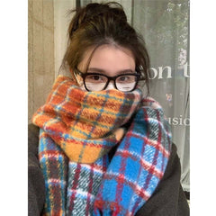 So Warm New Big Scarf for Women, Thickened Shawl, Dual-Use Versatile Korean Style Neck Scarf