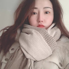 New Long Korean Style Scarf for Women, Versatile Scarf, Thickened & Warm, Perfect Gift for Students