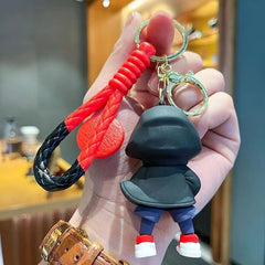Cartoon Avengers Spider-Man Keychain - Creative Couple Backpack Pendant, Car Keychain Ornament